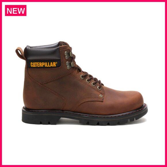 Men\'s Leather Work Boots Soft Toe Lace Up Ankle High Industrial Construction main image 4